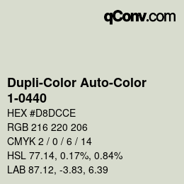 カラーコード: Dupli-Color Auto-Color - 1-0440 | qconv.com