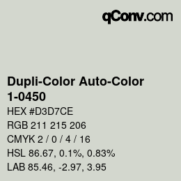 カラーコード: Dupli-Color Auto-Color - 1-0450 | qconv.com