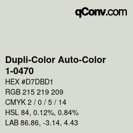 Farbcode: Dupli-Color Auto-Color - 1-0470 | qconv.com