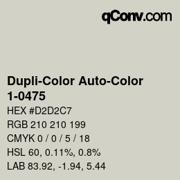 カラーコード: Dupli-Color Auto-Color - 1-0475 | qconv.com