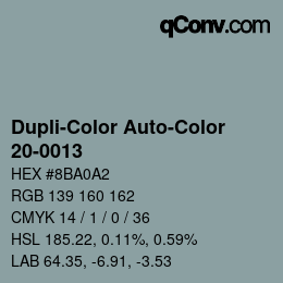 カラーコード: Dupli-Color Auto-Color - 20-0013 | qconv.com