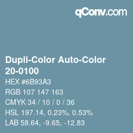 カラーコード: Dupli-Color Auto-Color - 20-0100 | qconv.com