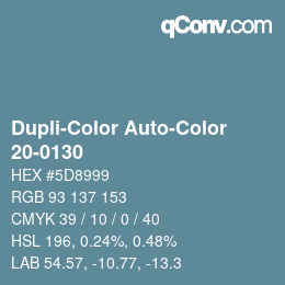 Farbcode: Dupli-Color Auto-Color - 20-0130 | qconv.com