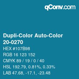 Color code: Dupli-Color Auto-Color - 20-0270 | qconv.com