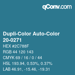 カラーコード: Dupli-Color Auto-Color - 20-0271 | qconv.com