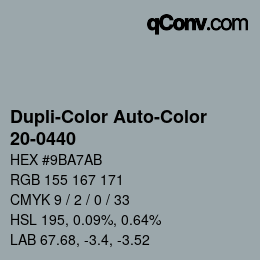 カラーコード: Dupli-Color Auto-Color - 20-0440 | qconv.com