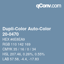 Farbcode: Dupli-Color Auto-Color - 20-0470 | qconv.com