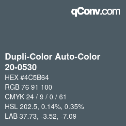 Farbcode: Dupli-Color Auto-Color - 20-0530 | qconv.com