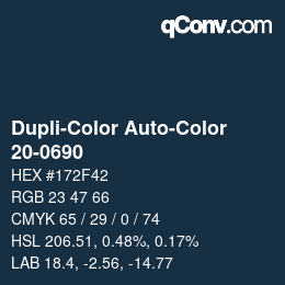 Farbcode: Dupli-Color Auto-Color - 20-0690 | qconv.com
