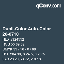Farbcode: Dupli-Color Auto-Color - 20-0710 | qconv.com