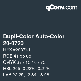 Farbcode: Dupli-Color Auto-Color - 20-0720 | qconv.com