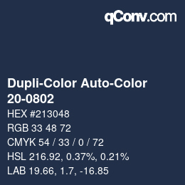 Farbcode: Dupli-Color Auto-Color - 20-0802 | qconv.com