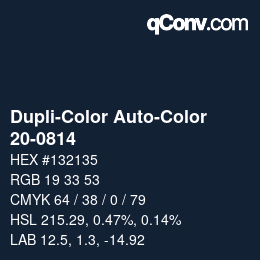 Color code: Dupli-Color Auto-Color - 20-0814 | qconv.com