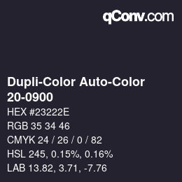 Farbcode: Dupli-Color Auto-Color - 20-0900 | qconv.com