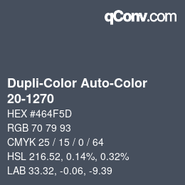 カラーコード: Dupli-Color Auto-Color - 20-1270 | qconv.com