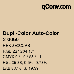 Farbcode: Dupli-Color Auto-Color - 2-0060 | qconv.com