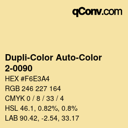 カラーコード: Dupli-Color Auto-Color - 2-0090 | qconv.com