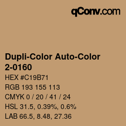 カラーコード: Dupli-Color Auto-Color - 2-0160 | qconv.com