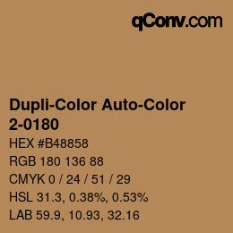 カラーコード: Dupli-Color Auto-Color - 2-0180 | qconv.com