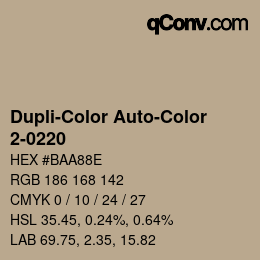 Farbcode: Dupli-Color Auto-Color - 2-0220 | qconv.com