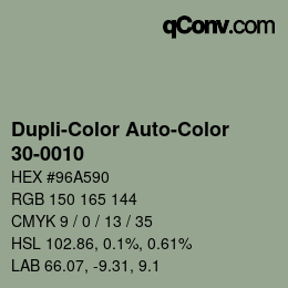 カラーコード: Dupli-Color Auto-Color - 30-0010 | qconv.com