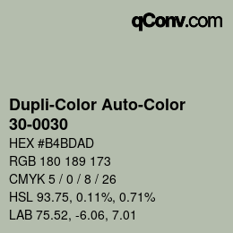 カラーコード: Dupli-Color Auto-Color - 30-0030 | qconv.com