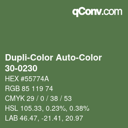 カラーコード: Dupli-Color Auto-Color - 30-0230 | qconv.com