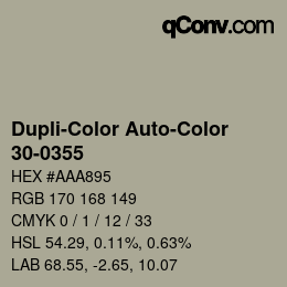 カラーコード: Dupli-Color Auto-Color - 30-0355 | qconv.com