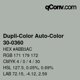 カラーコード: Dupli-Color Auto-Color - 30-0360 | qconv.com