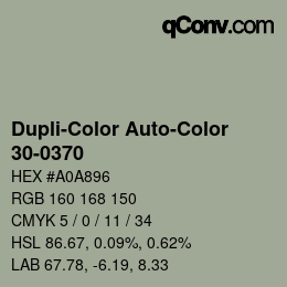 カラーコード: Dupli-Color Auto-Color - 30-0370 | qconv.com