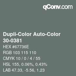カラーコード: Dupli-Color Auto-Color - 30-0381 | qconv.com