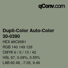 カラーコード: Dupli-Color Auto-Color - 30-0390 | qconv.com