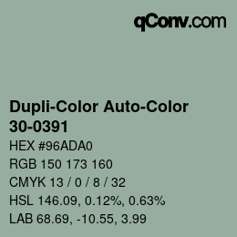カラーコード: Dupli-Color Auto-Color - 30-0391 | qconv.com