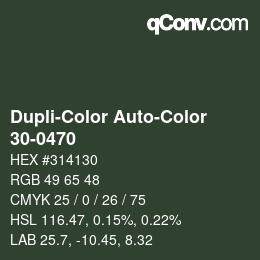 カラーコード: Dupli-Color Auto-Color - 30-0470 | qconv.com