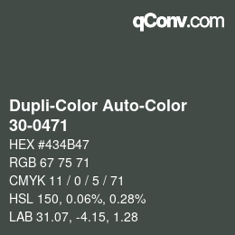 カラーコード: Dupli-Color Auto-Color - 30-0471 | qconv.com