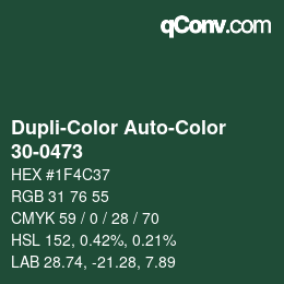 カラーコード: Dupli-Color Auto-Color - 30-0473 | qconv.com