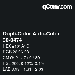 カラーコード: Dupli-Color Auto-Color - 30-0474 | qconv.com