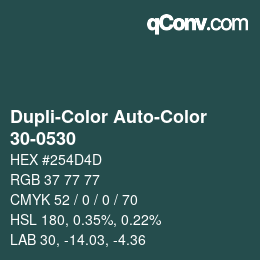 カラーコード: Dupli-Color Auto-Color - 30-0530 | qconv.com