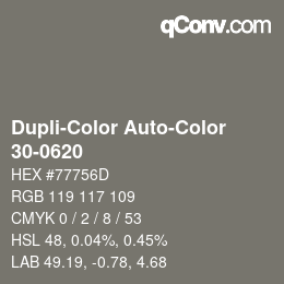 カラーコード: Dupli-Color Auto-Color - 30-0620 | qconv.com