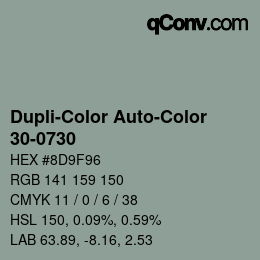 カラーコード: Dupli-Color Auto-Color - 30-0730 | qconv.com