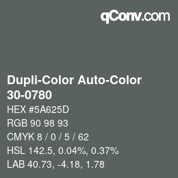 Farbcode: Dupli-Color Auto-Color - 30-0780 | qconv.com