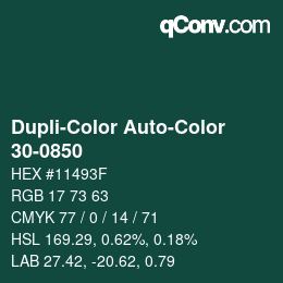 カラーコード: Dupli-Color Auto-Color - 30-0850 | qconv.com