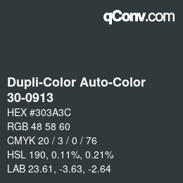 Color code: Dupli-Color Auto-Color - 30-0913 | qconv.com