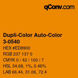 カラーコード: Dupli-Color Auto-Color - 3-0540 | qconv.com