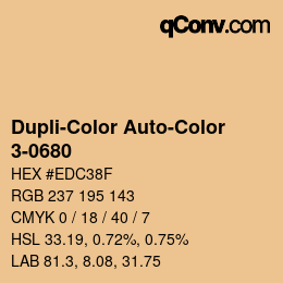 カラーコード: Dupli-Color Auto-Color - 3-0680 | qconv.com