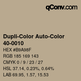 Farbcode: Dupli-Color Auto-Color - 40-0010 | qconv.com