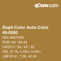 Color code: Dupli-Color Auto-Color - 40-0080 | qconv.com