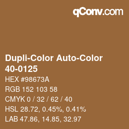 Color code: Dupli-Color Auto-Color - 40-0125 | qconv.com