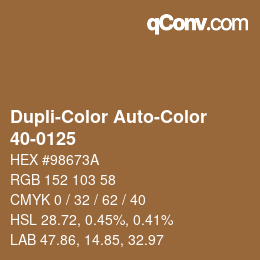 Color code: Dupli-Color Auto-Color - 40-0125 | qconv.com