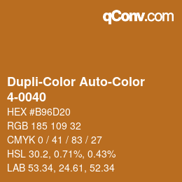 Farbcode: Dupli-Color Auto-Color - 4-0040 | qconv.com